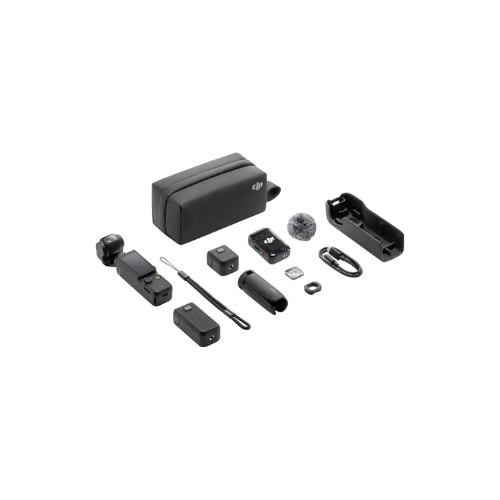 DJI - Osmo Pocket 3 Creator Combo 3-Axis Stabilized 4K Handheld Camera with Rotatable Touchscreen with 1 Year Warranty - Gamez Geek