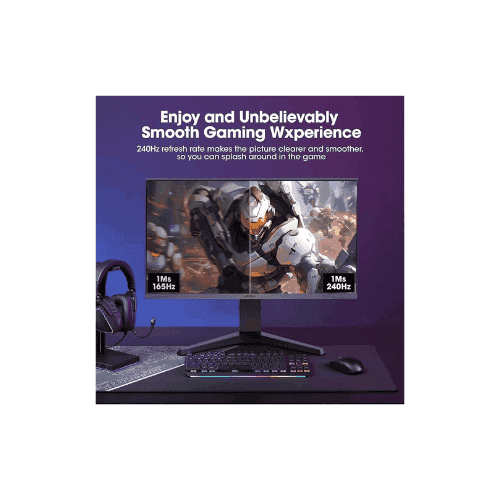 Koorui 27E3QK 27 Inch IPS 2K QHD Gaming Monitor 240Hz Refresh Rate 1ms OD Response Time Adaptive Sync Technology - Gamez Geek