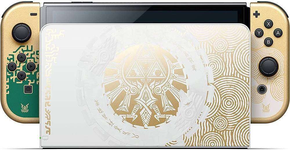 Nintendo Switch OLED Console The Legend of Zelda Tears of the Kingdom Edition With FC24 and NBA 2K24 Bundle - Gamez Geek