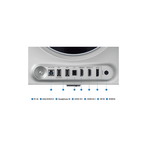 SAMSUNG Odyssey OLED G6 LS27DG602SMXUE G60SD Gaming Monitor 27 Inch QHD OLED Display 360Hz Refresh Rate 0.03ms GtG Response Time AMD FreeSync Premium Pro Technology Silver - Gamez Geek