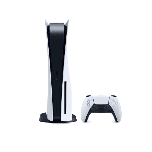 Sony Playstation 5 PS5 Disc 825GB Console with Extra Controller International Version with Bag, Charger Dock Station with 4 latest Games - Gamez Geek