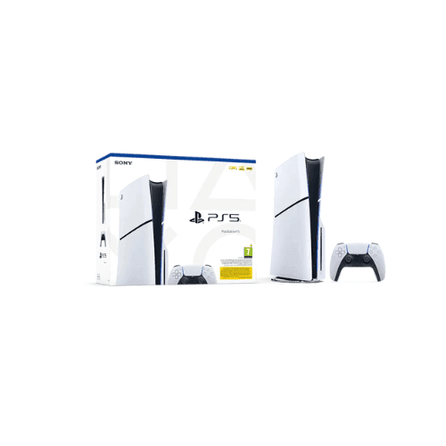 PlayStation 5 PS5 Disc Slim Console 1TB UAE Version With Extra Controller + Gran Turismo 7 PS5 + FC24 PS5 + PS5 Carrying Case Black - Gamez Geek