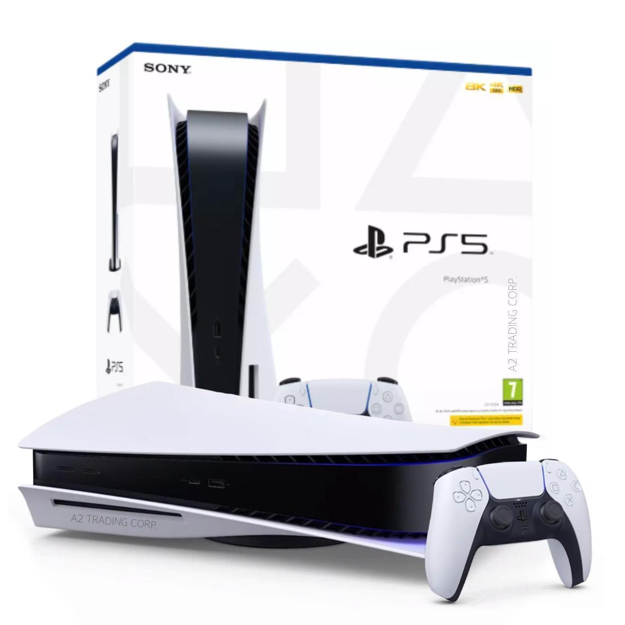 Sony PlayStation PS5 Bundle Disc Edition Console International Version With Extra Dualsense Controller + Pulse 3D Wireless Headset - Gamez Geek