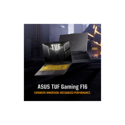 Asus TUF Gaming F16 Laptop, Intel Core 5 210H Processor 16GB DDR5 RAM 512GB SSD NVIDIA GeForce RTX 3050 6GB GDDR6 16 Inch WUXGA 144Hz IPS Display Windows 11 Home Backlit English Arabic Keyboard 1 Year Warranty | FX607VJB-RL123W
