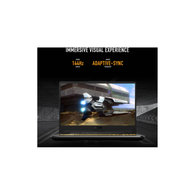 ASUS TUF Gaming A15 FA506NCG Laptop 15.6 Inch FHD IPS 144Hz Display AMD Ryzen 7 7445HS 16GB RAM 512GB SSD GeForce RTX 3050 4GB GPU English Arabic Keyboard Windows 11 Graphics Black 1 Year warranty | FA506NCG-B165W