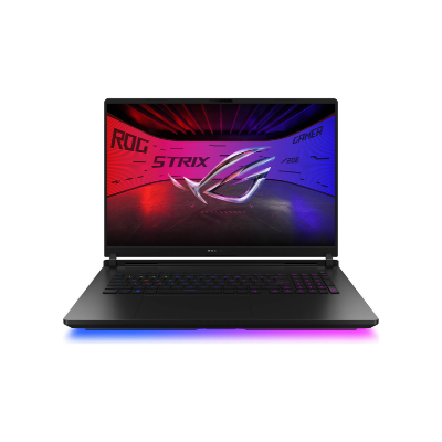 ASUS ROG Strix SCAR 18 G835LXG Gaming Laptop 18 Inch 4K WQUXGA 240Hz Display Intel Core Ultra 9 290HX Plus 64GB RAM 2TB SSD RTX 5090 24GB GPU English Arabic Keyboard Windows 11 Off Black | G835LXG-TQ512W.