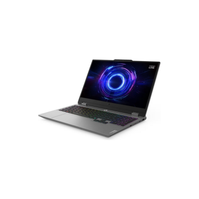 Lenovo LOQ 15IRX10 Gaming Laptop 15.6 Inch FHD IPS 144Hz Display Intel Core i5-13450HX 24GB RAM 512GB SSD GeForce RTX 5050 8GB GPU White Backlit English Keyboard No Windows 11 Pro Luna Grey | 83JE009FPS