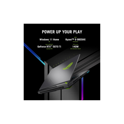 ASUS ROG Strix G16 Gaming Laptop Volt Green 16 Inch 2.5K 2560x1600 240Hz Display AMD Ryzen 9 9955HX NVIDIA RTX 5070 Ti 12GB 16GB RAM 1TB SSD Windows 11 | G614FR-VG16W.