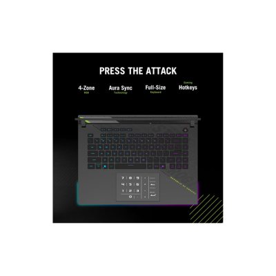 ASUS ROG Strix G16 Gaming Laptop Volt Green 16 Inch 2.5K 2560x1600 240Hz Display AMD Ryzen 9 9955HX NVIDIA RTX 5070 Ti 12GB 16GB RAM 1TB SSD Windows 11 | G614FR-VG16W.