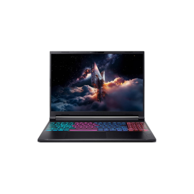 Acer Nitro V 16S Gaming Laptop 16 Inch WQXGA IPS 180Hz Display Intel Core 9 270H 16GB RAM 1TB SSD GeForce RTX 5070 8GB GPU English Arabic Keyboard Windows 11 Home Black 1 Year Warranty | NH.QXDEM.001