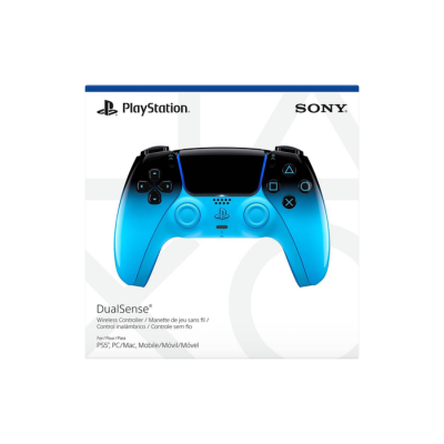 Sony PlayStation 5 Dual Sense Wireless Controller Haptic Feedback & Adaptive Triggers Bluetooth Built-in Mic Headset Jack & Speaker Built-in Battery & USB Type-C Rhythm Blue