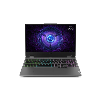Lenovo LOQ 15IRX9 AI-Powered Gaming Laptop 15.6 Inch FHD IPS Display i7-14700HX 16GB DDR5 RAM 512GB SSD Nvidia RTX 4060 8GB White Backlit English Keyboard Windows 11 Pro Luna Grey | 83DV00URPS