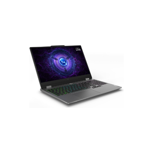 Lenovo LOQ 15IRX9 AI-Powered Gaming Laptop 15.6 Inch FHD IPS Display i7-14700HX 16GB DDR5 RAM 512GB SSD Nvidia RTX 4060 8GB White Backlit English Keyboard Windows 11 Pro Luna Grey | 83DV00URPS