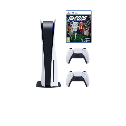 Sony PlayStation PS5 Disc Version Console With Extra Controller + FC26 PS5 UAE Version