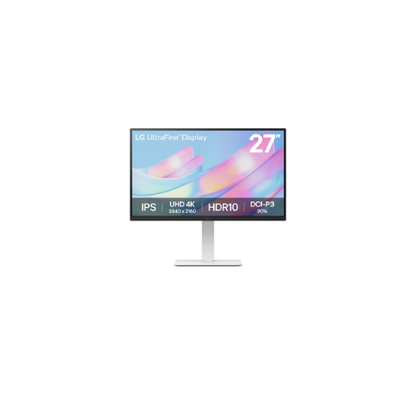 LG UltraFine Monitor 27 Inch IPS Display 4K UHD Resolution 60Hz Refresh Rate 5ms Response Time 1.07b Color Display Dynamic Action Sync White | 27US550-W