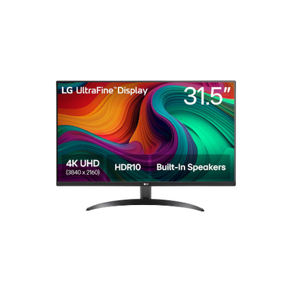 LG 32UR500K-B Ultrafine 32-inch 4K UHD 3840x2160 Monitor HDR10 Built-in Speaker x2 On Screen Control Reader Mode Flicker Safe Borderless Design HDMIx2 DisplayPort Black