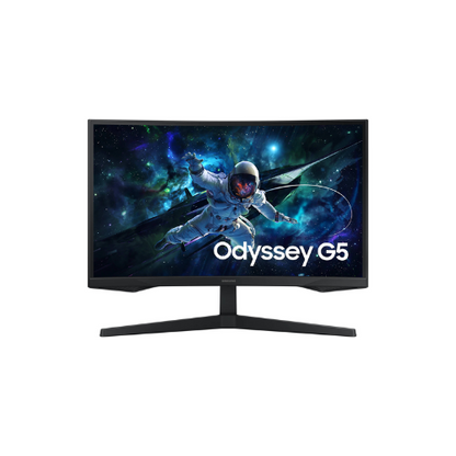 Samsung Odyssey G5 G55C Curved Monitor 27 Inch QHD VA Display 165Hz Refresh Rate 1ms (MPRT) Response Time 1000R Curvature AMD Free Sync Technology Black LS27CG552EMXUE - Gamez Geek
