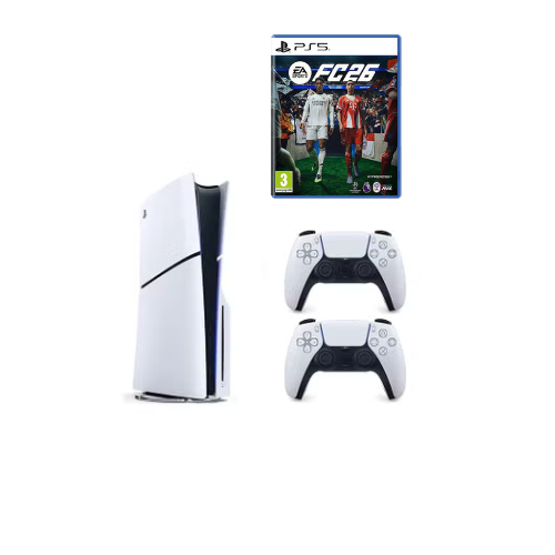 Sony Playstation PS5 Disc Slim Console International Version With Extra Controller + FC 26 PS5