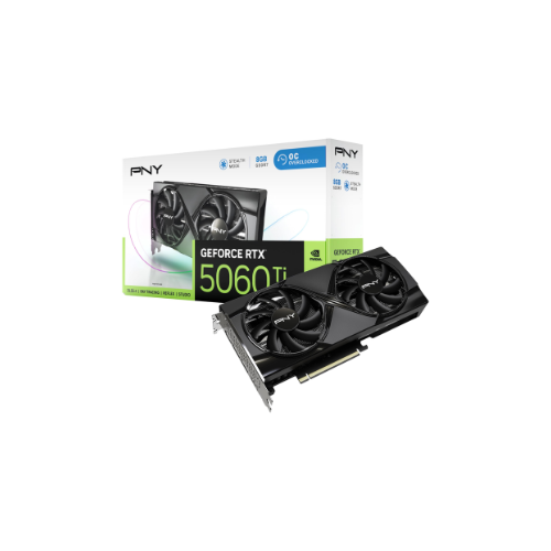 PNY GeForce RTX 5060 Ti 8GB OC DUAL Fan Blackwell Graphics Card 8GB