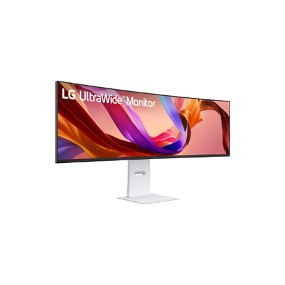 LG 49U950A-W Ultrawide Curved Monitor 49 Inch Nano IPS Display Dual QHD Resolution 144Hz Refresh Rate 1ms MBR Refresh Rate Black Stabilizer HDR 400 Game Mode Crosshair White | 49U950A-W.AM