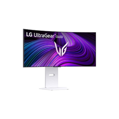 LG UltraGear OLED GX9s Curved Gaming Monitor 34 Inch WQHD OLED Display 240Hz Refresh Rate 0.03ms GtG Response Time AMD FreeSync Premium VESA Certified AdaptiveSync White | 34GX90SA-W.AMA