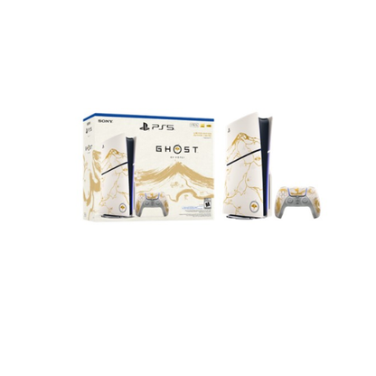 Sony PlayStation PS5 Disc Slim Console 1TB with Extra Controller Ghost of Yotei Limited Edition Bundle